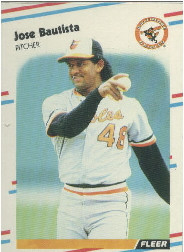 1988 Fleer Update Baseball Cards       001      Jose Bautista XRC